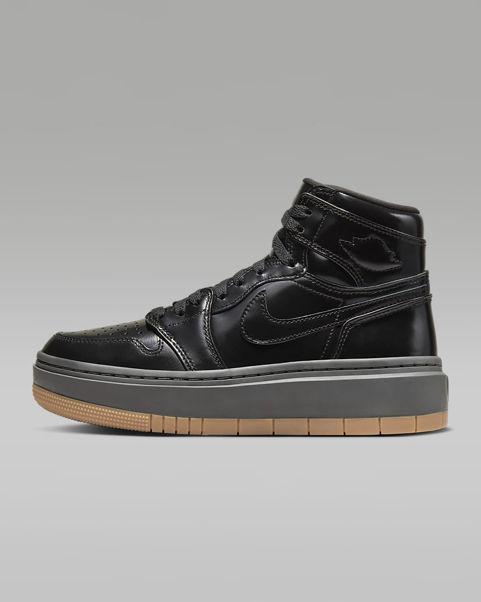 Air Jordan 1 Elevate High SE Women's Shoes - Black/Medium Ash/Gum Light Brown/Black