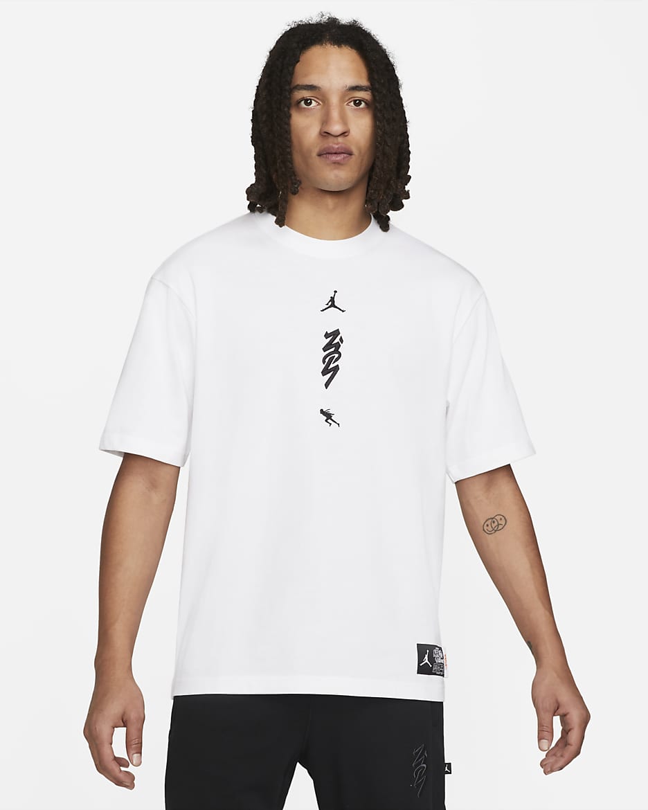 Zion x Naruto Men's T-shirt - White