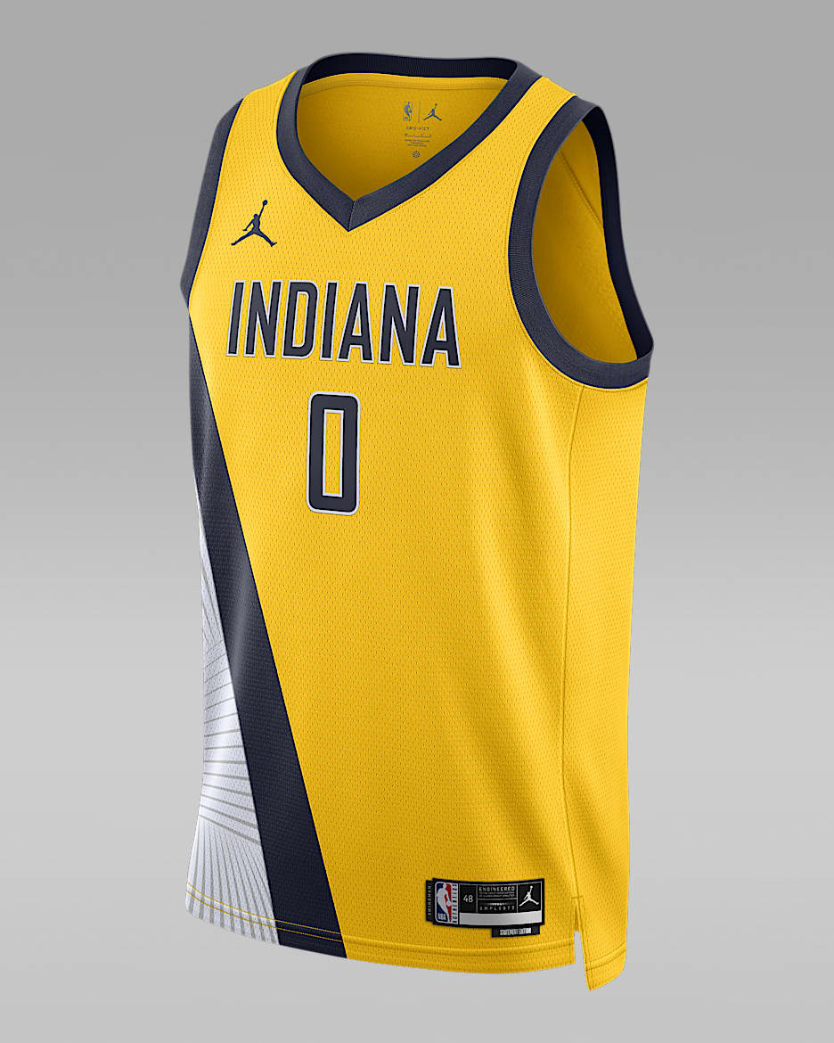Maillot Jordan Dri-FIT NBA Swingman Indiana Pacers Statement Edition - Amarillo