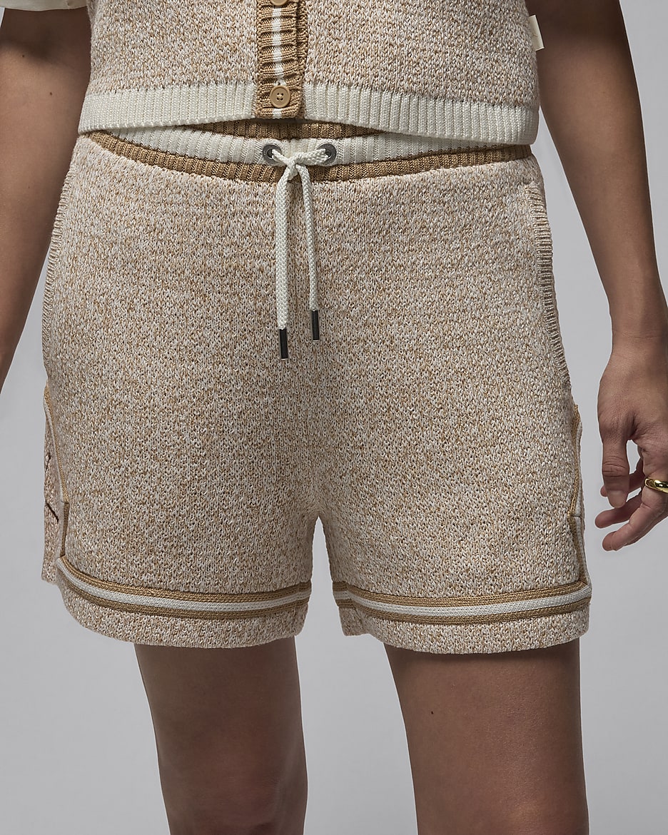 Air Jordan Women's Knit Shorts - Sail