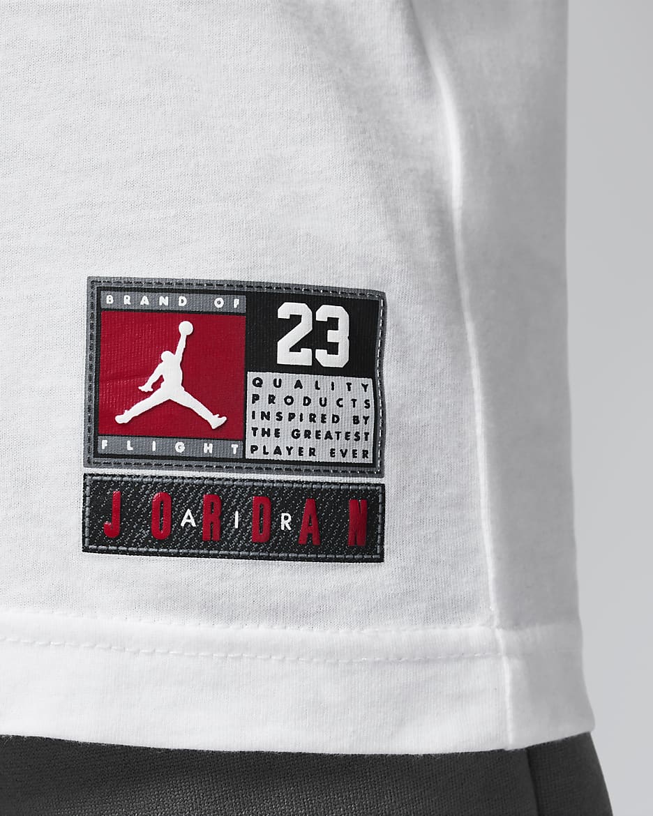 Jordan Little Kids' T-Shirt - White