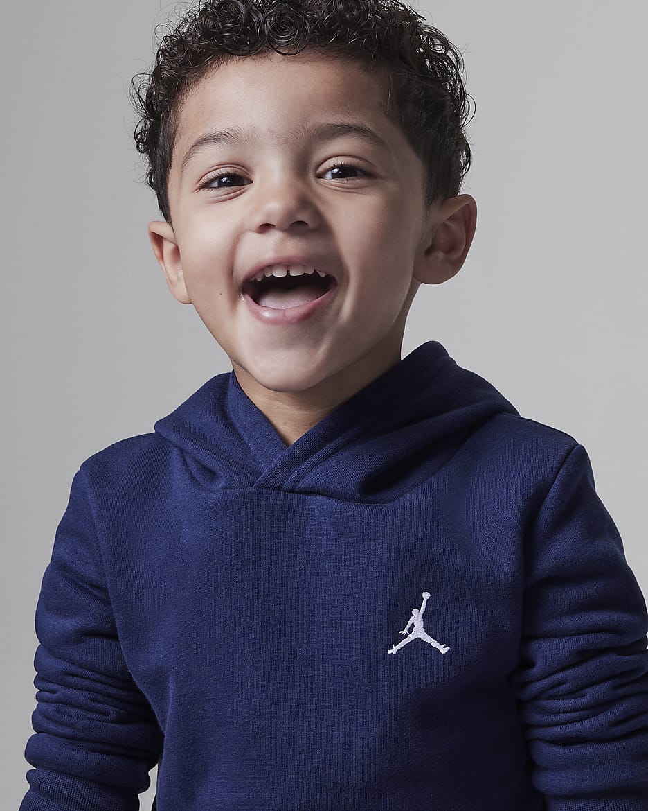 Jordan MJ Brooklyn Fleece Toddler 2-Piece Pullover Hoodie Set - Midnight Navy