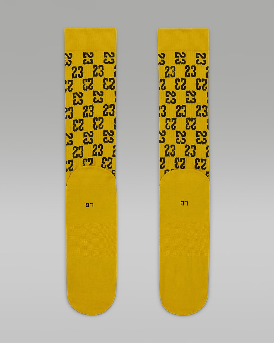 Chaussettes mi-mollet Jordan Everyday Essentials - Yellow Ochre/Noir