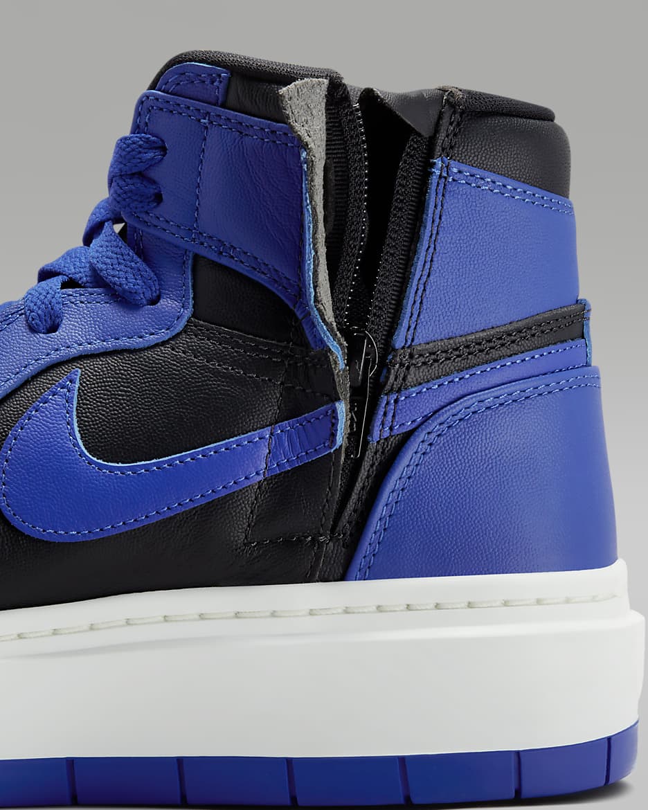 Air Jordan 1 Elevate High Women's Shoes - Dark Ash/Sail/Hyper Royal