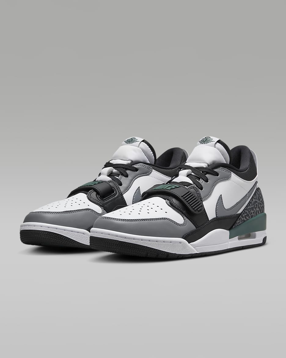 Air Jordan Legacy 312 Low Men's Shoes - White/Black/Cool Grey/Oxidised Green