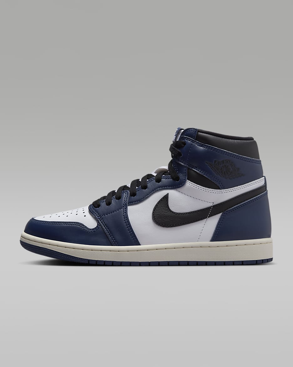 Air Jordan 1 Retro High OG "Midnight Navy" Men's Shoes - Midnight Navy/White/Sail/Black