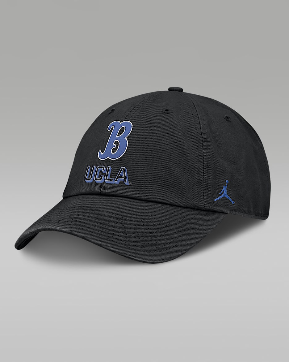 Gorra universitaria marca Jordan ajustable para hombre UCLA On-Field Club Gameday - Negro
