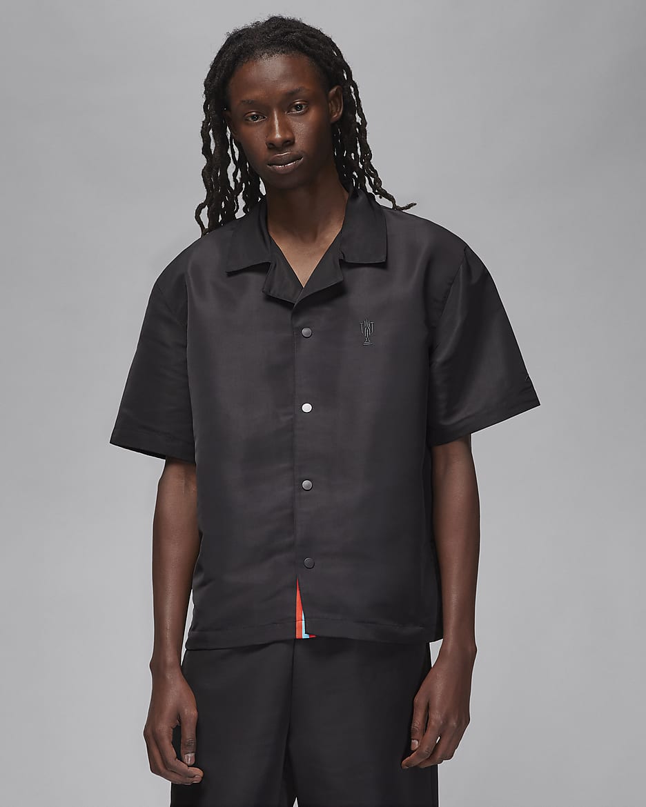 Jordan x Trophy Room Men's Warm-Up Shirt - Black