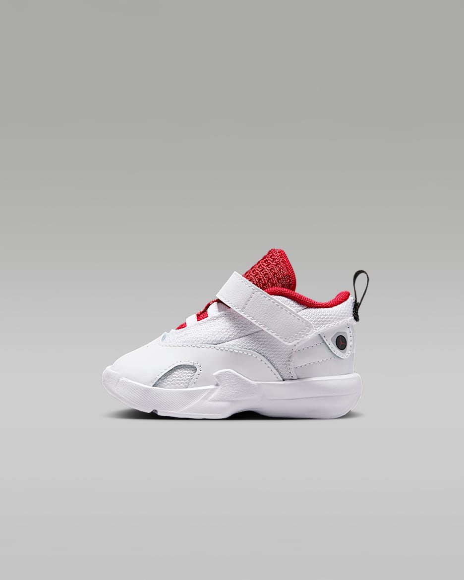 Tenis para bebé e infantil Jordan Max Aura 6 - Blanco/Negro/Rojo gimnasio