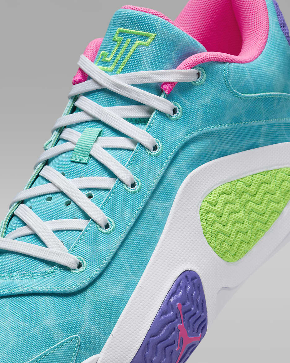 Tatum 2 PF Basketball Shoes - Hyper Jade/White/Hyper Pink/Green Strike