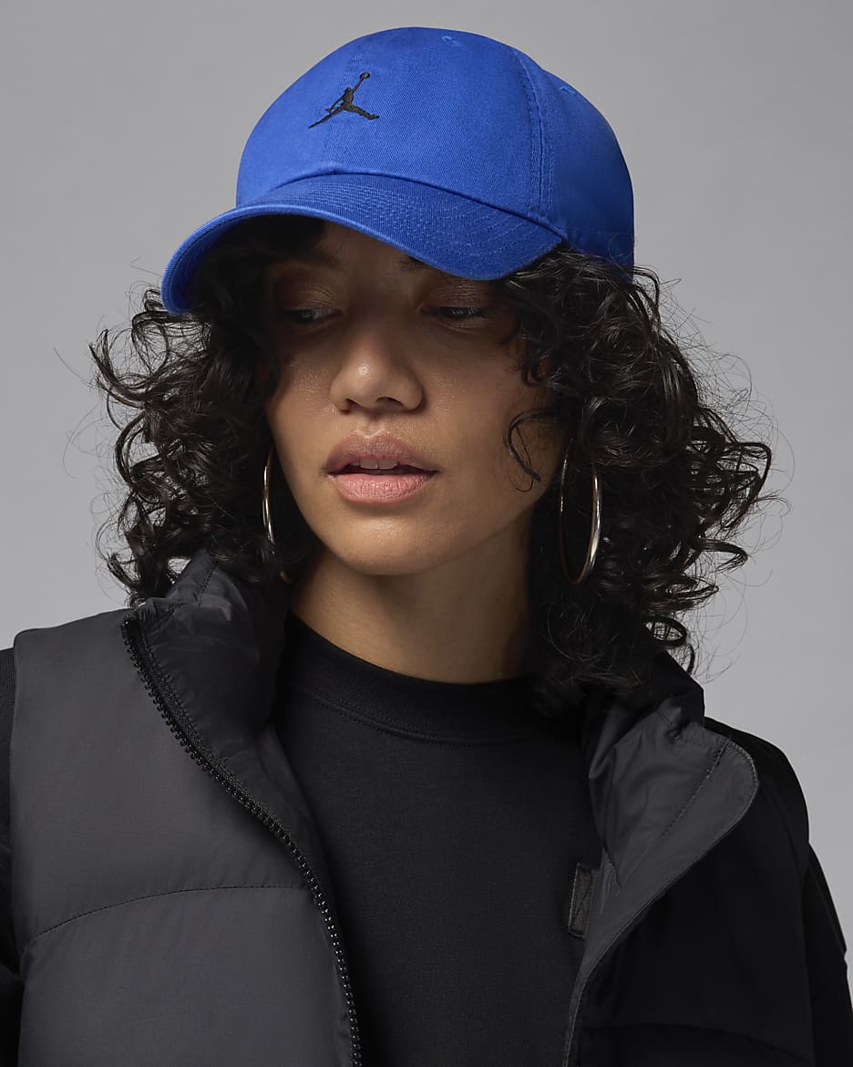 Jordan Club Unstructured Curved-Bill Hat - Game Royal/Black
