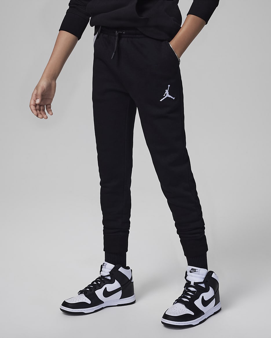 Spodnie dla dużych dzieci Jordan MJ Essentials Pants - Czerń