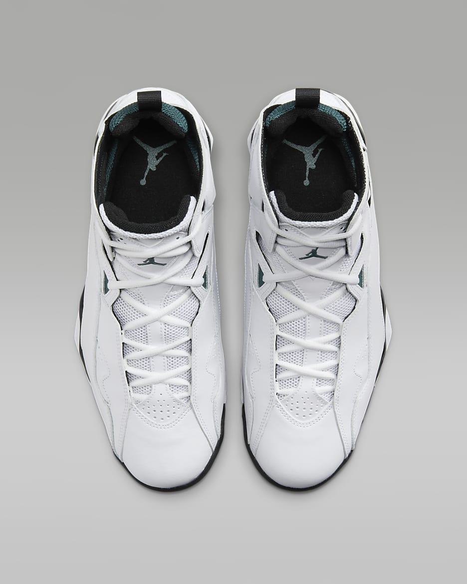 Jordan True Flight Men's Shoes - White/Oxidised Green/Black