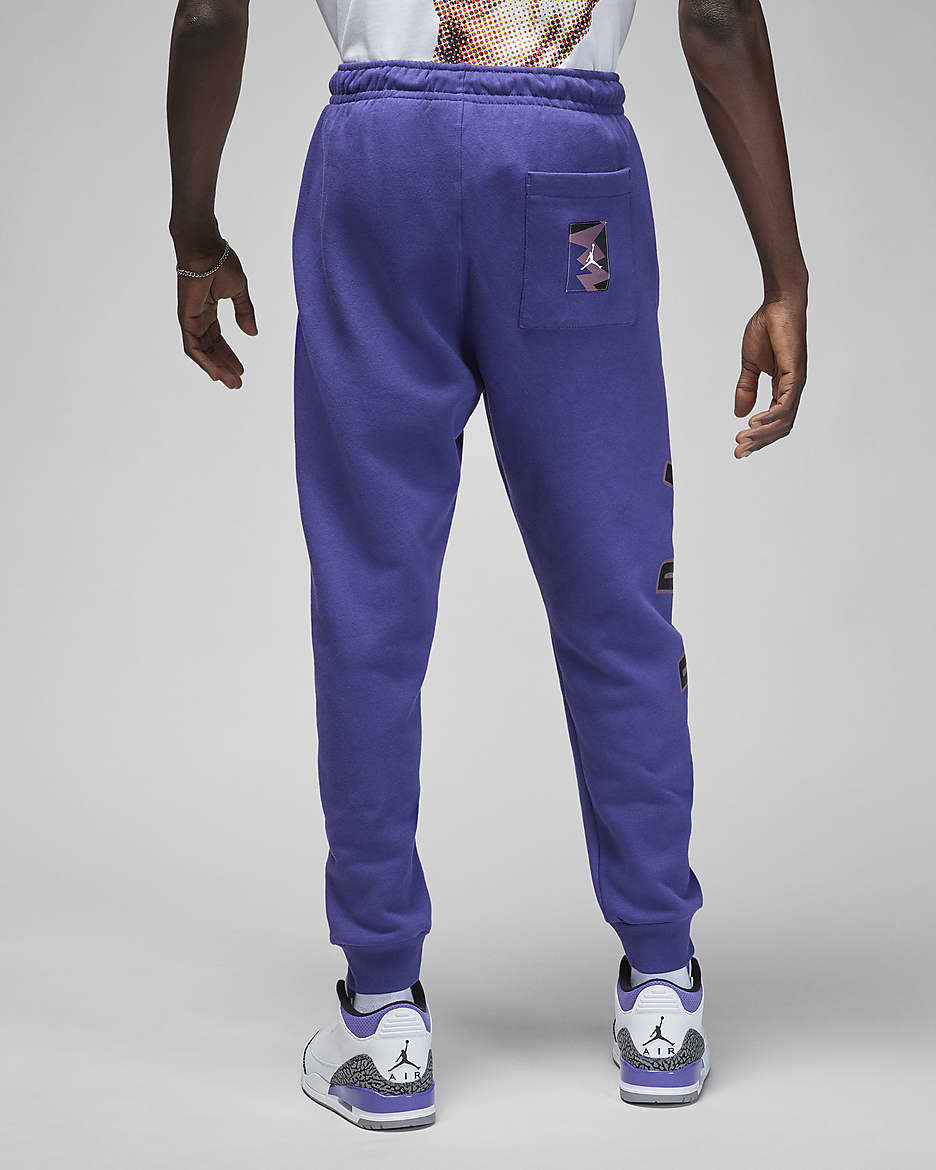 Jordan Flight MVP Men's Fleece Trousers - Sky J Purple/Sail