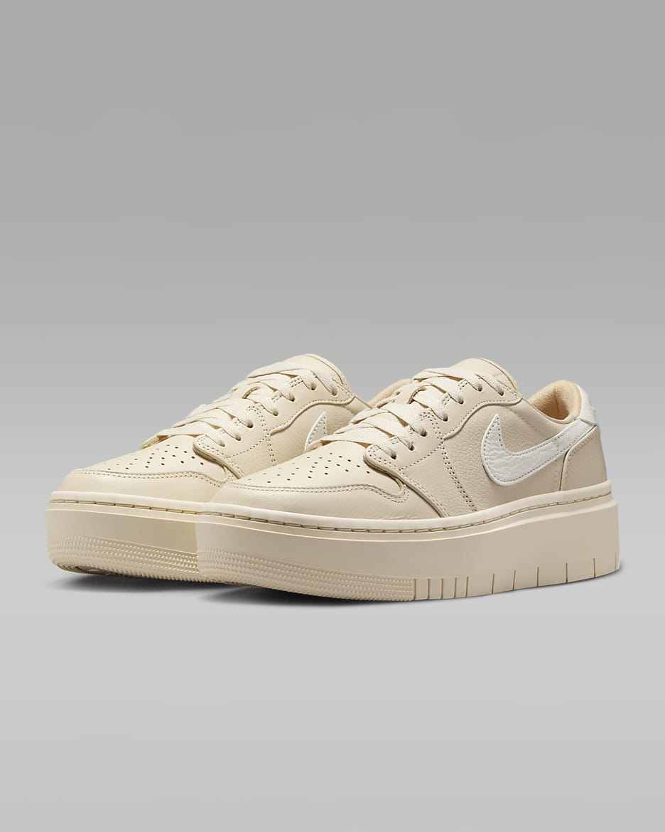 Air Jordan 1 Elevate Low Shoes - Legend Light Brown/Legend Light Brown/White Onyx/Sail