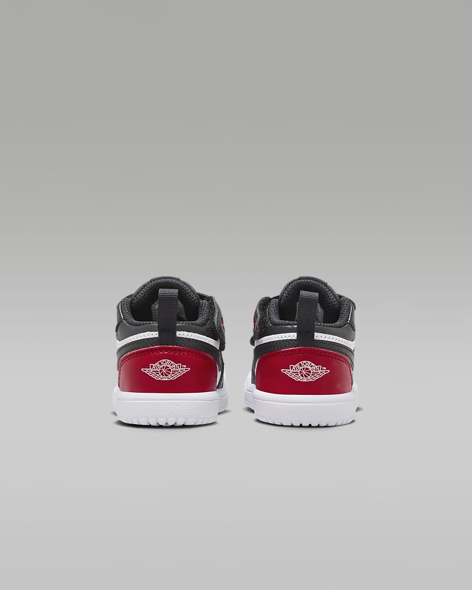 Chaussure Jordan 1 Low Alt pour bébé et tout-petit - Blanc/Varsity Red/Blanc/Noir