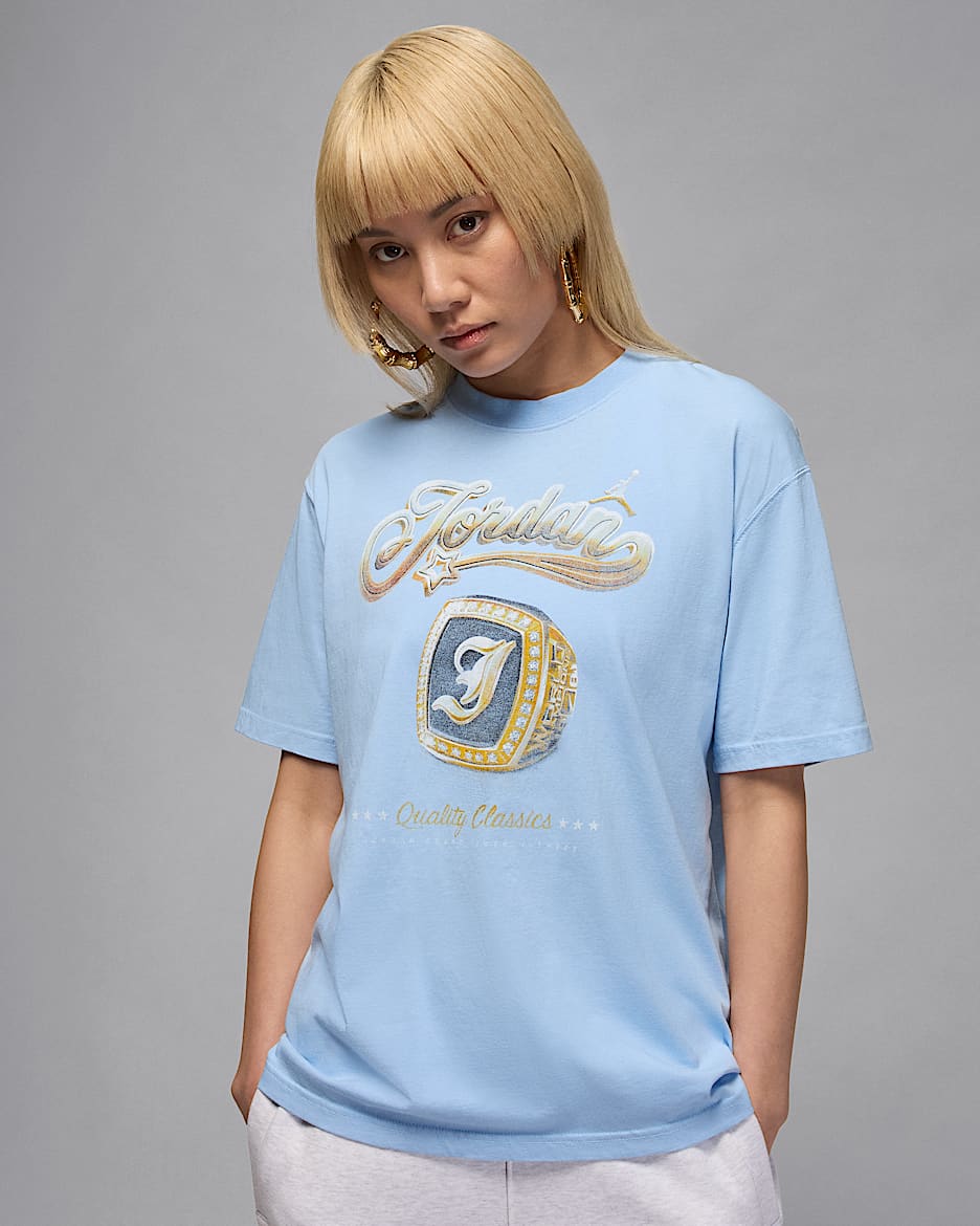 Jordan Women's Graphic T-Shirt - Psychic Blue