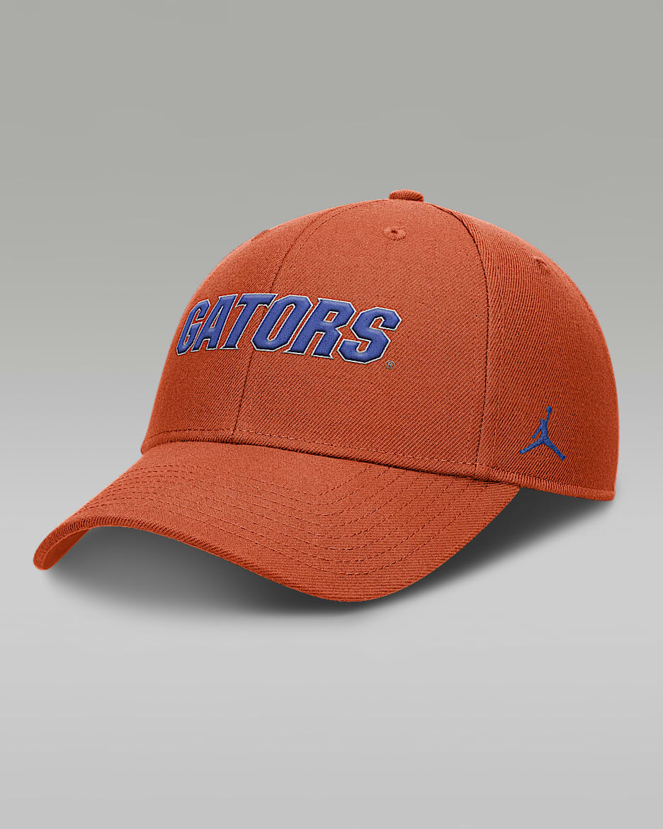 Gorra de rejilla universitaria marca Jordan Dri-FIT ajustable para hombre Florida On-Field Rise Gameday - Naranja
