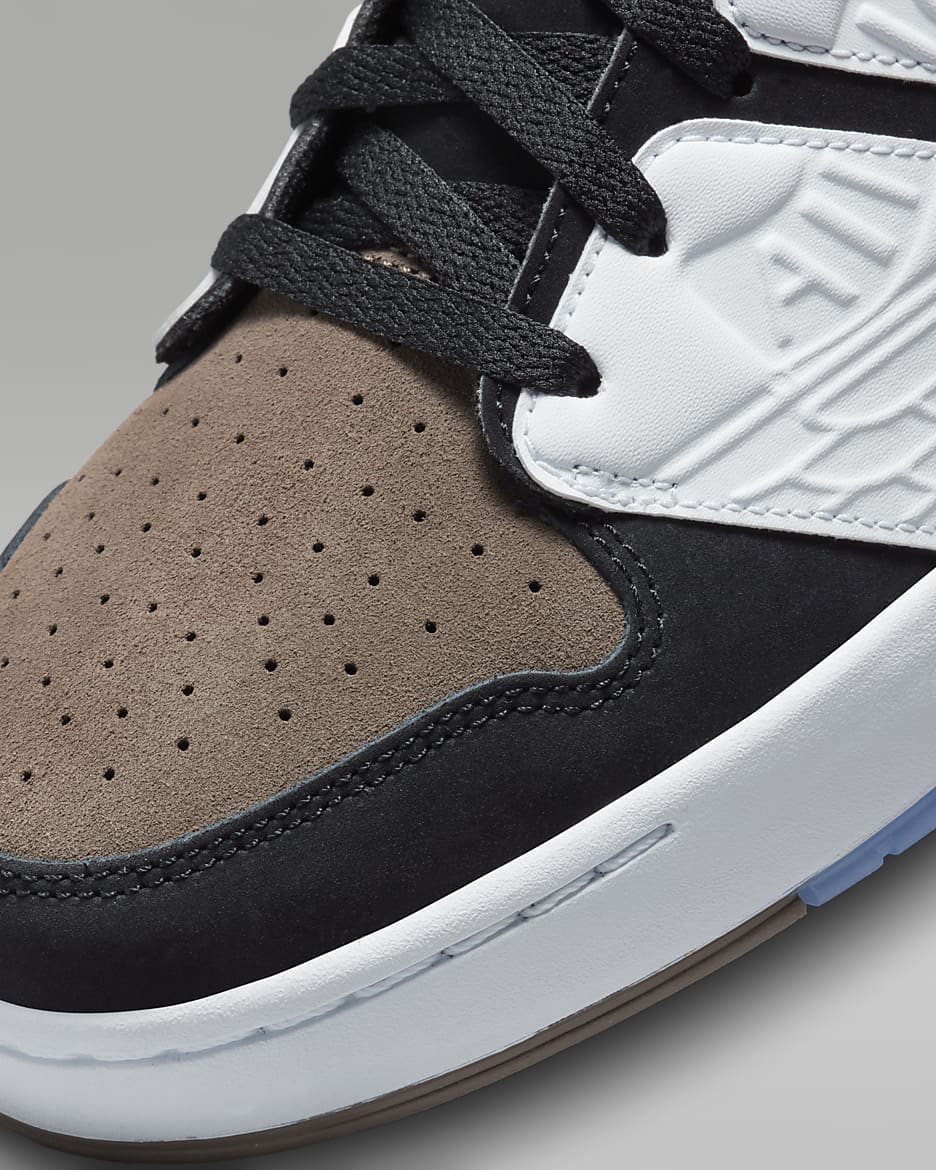 Jordan Nu Retro 1 Low Men's Shoes - White/Palomino/White/Black