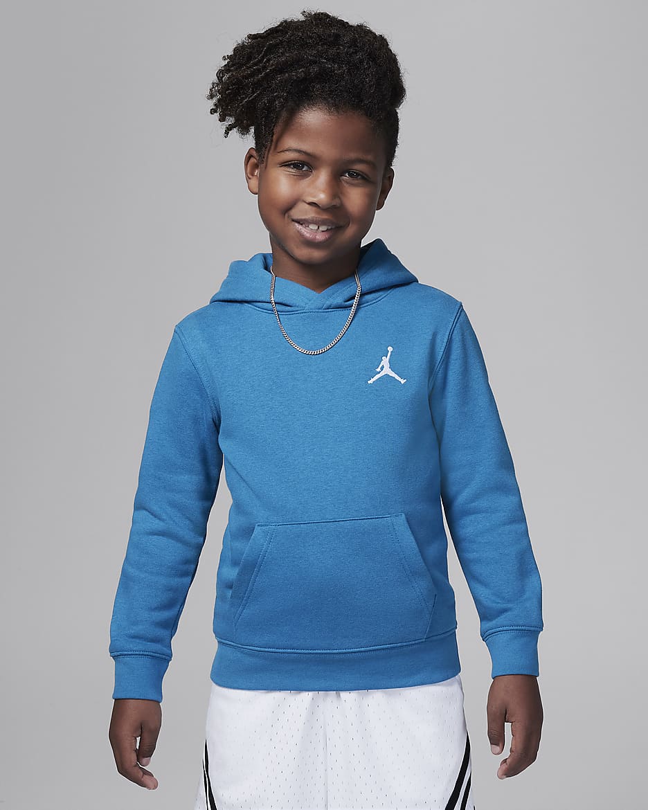 Jordan MJ Essentials Pullover Hoodie Little Kids Hoodie - Industrial Blue