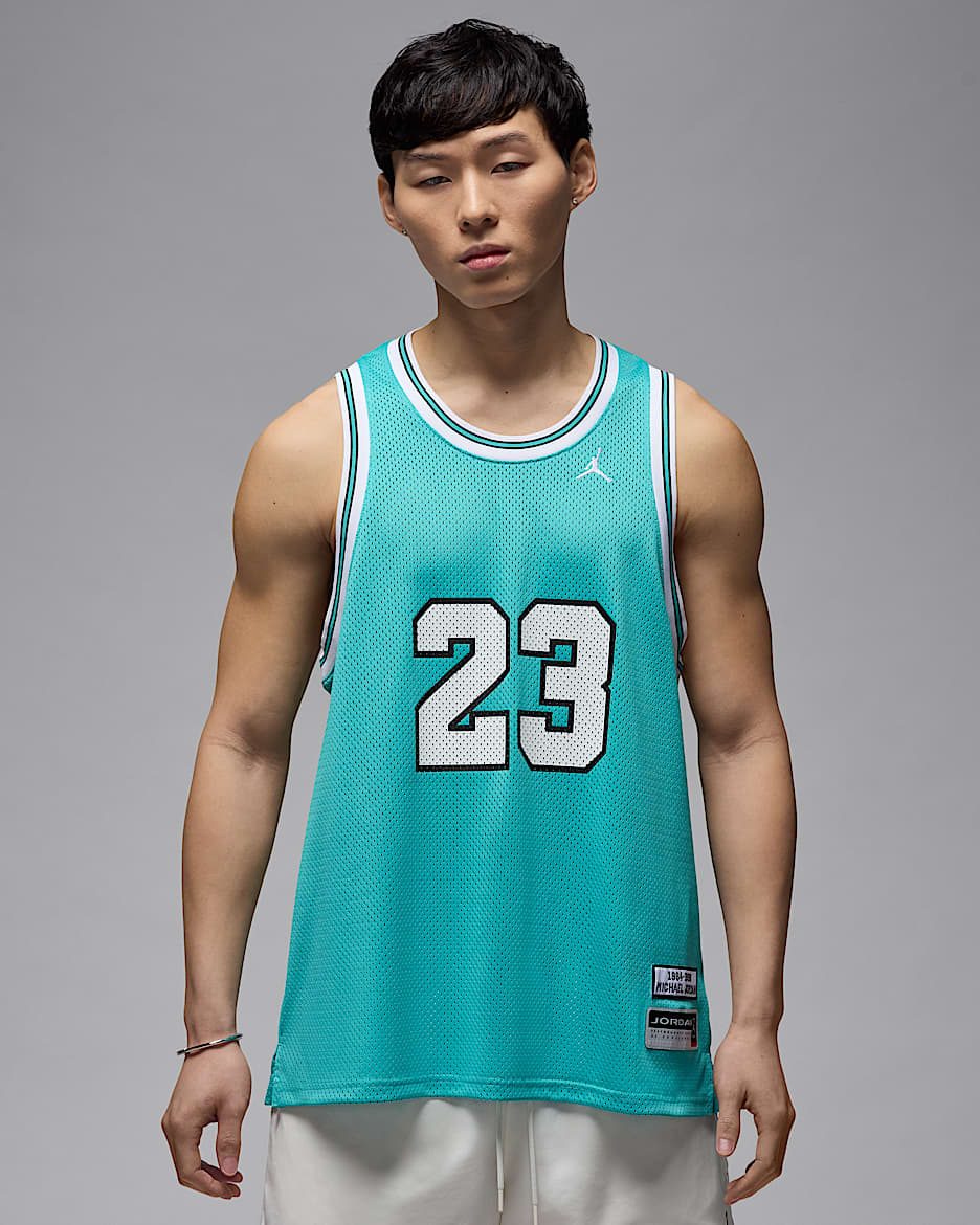 Jersey de verano para hombre Jordan Essentials - Azul verdoso lavado/Blanco