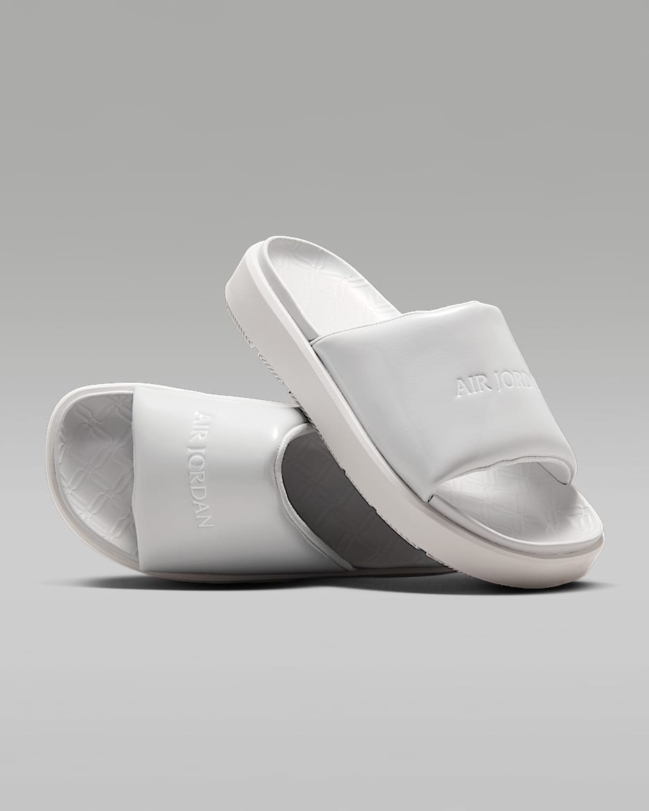 Jordan Sophia Damen-Slides - Neutral Grey/Cool Grey/Weiß