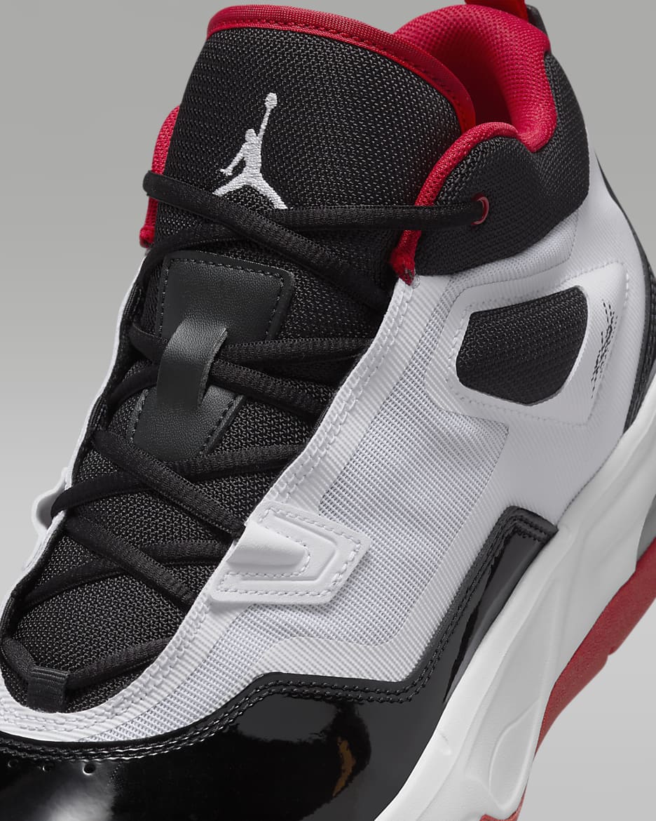 Jordan Stay Loyal 3 Men's Shoes - White/Black/Gym Red