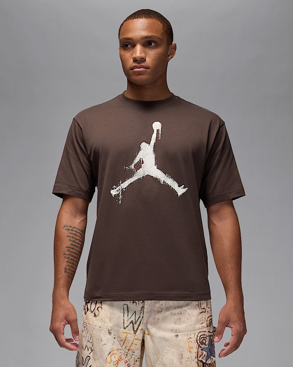 T-shirt Jordan Brooklyn – Uomo - Baroque Brown/Sail