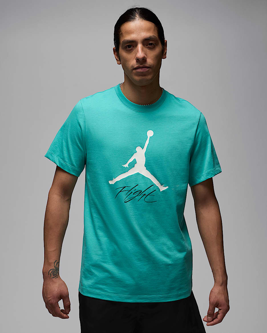 Jordan Jumpman Flight Men's T-Shirt - Washed Teal/White