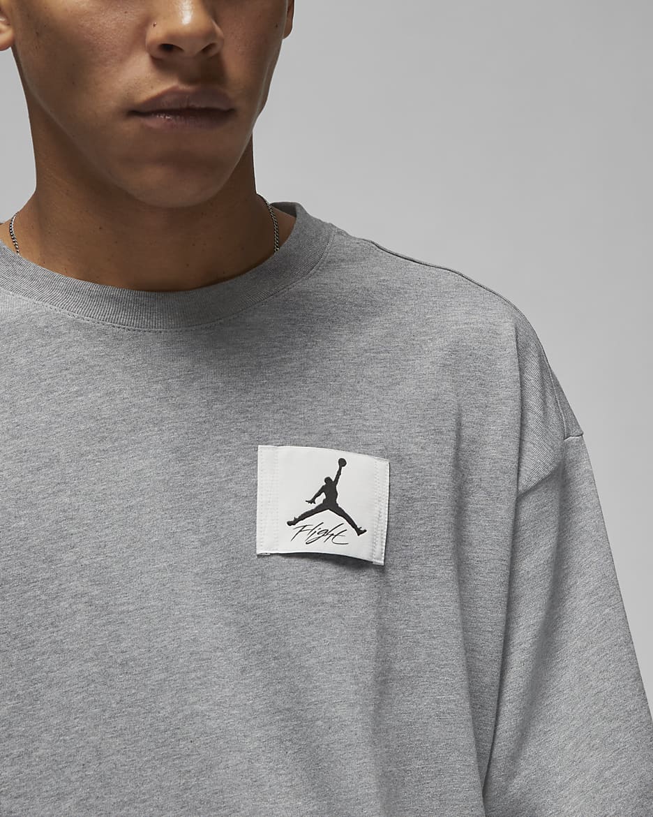 T-shirt oversize Jordan Flight Essentials – Uomo - Carbon Heather