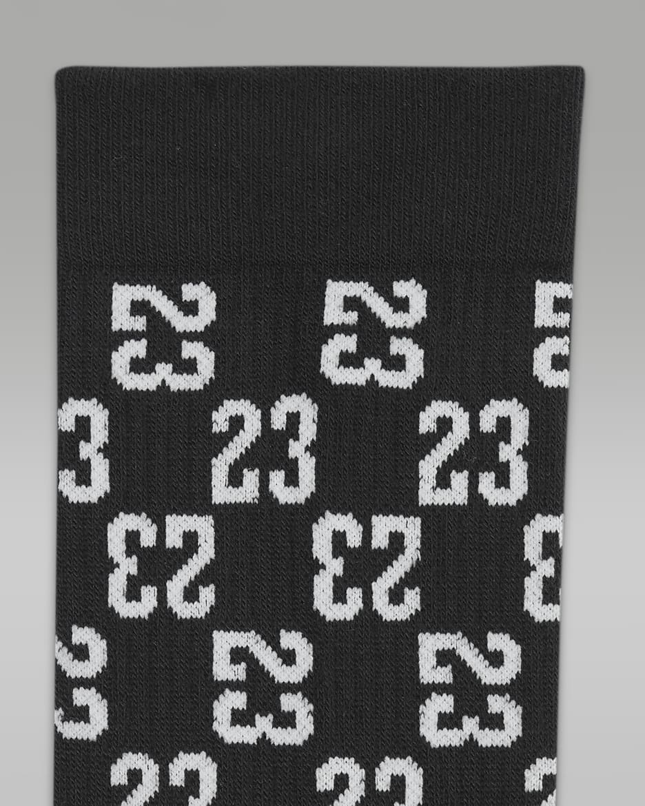 Jordan Everyday Essentials Crew Socks - Black/Photon Dust