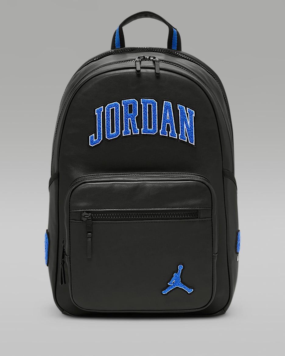 Mochila Borough Varsity Jordan (20 L) - Preto/Game Royal