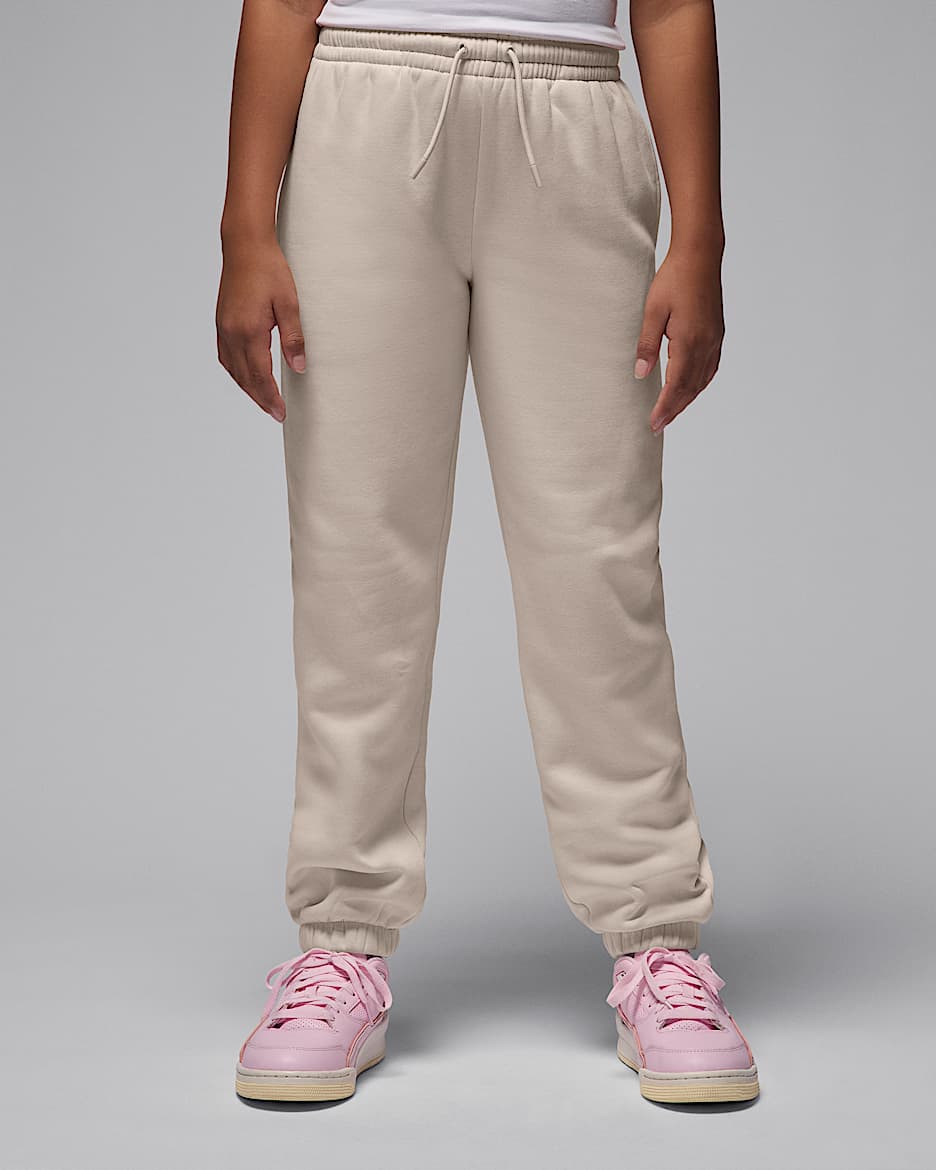 Jordan Brooklyn Fleece Big Kids' Pants - Legend Light Brown