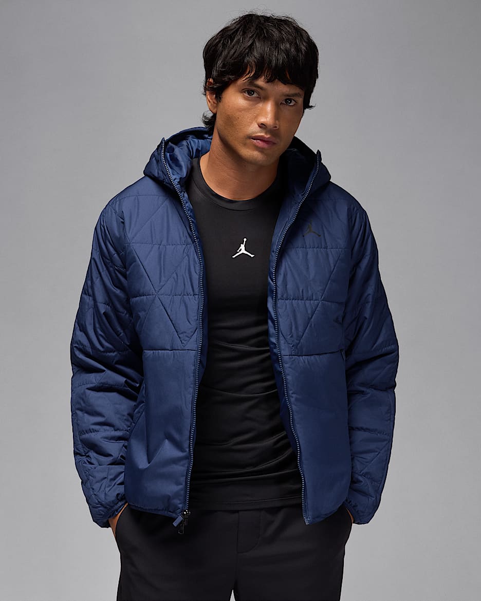 Jordan Sport Men's Therma-FIT Jacket - Blue Void/Black