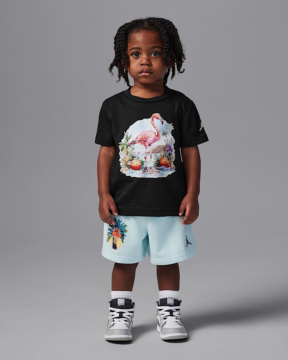 Jordan Flight Essentials Toddler Summer Pack 2-Piece Shorts Set - Glacier Blue