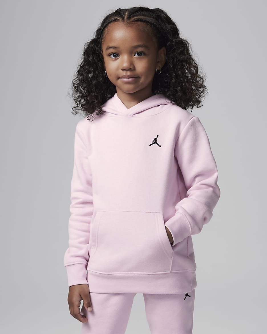 Jordan MJ Brooklyn Fleece Little Kids' 2-Piece Pullover Hoodie Set - Pink Foam