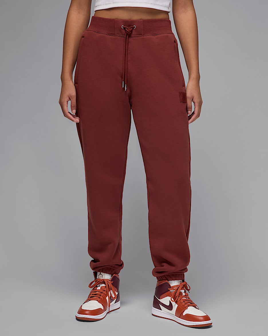 Pants para mujer Jordan Flight Fleece - Poni oscuro