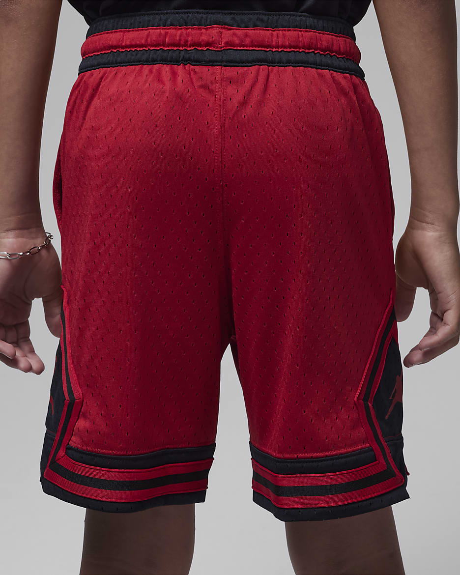 Jordan Sport Diamond shorts met Dri-FIT voor kids - Gym Red