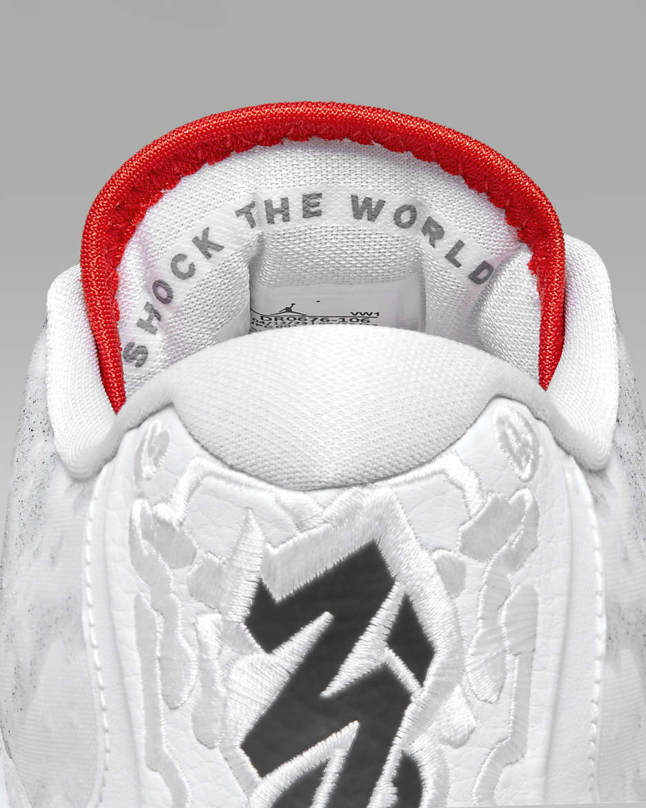 Zion 3 'Fresh Paint' Basketball Shoes - White/Cement Grey/Pure Platinum/University Red