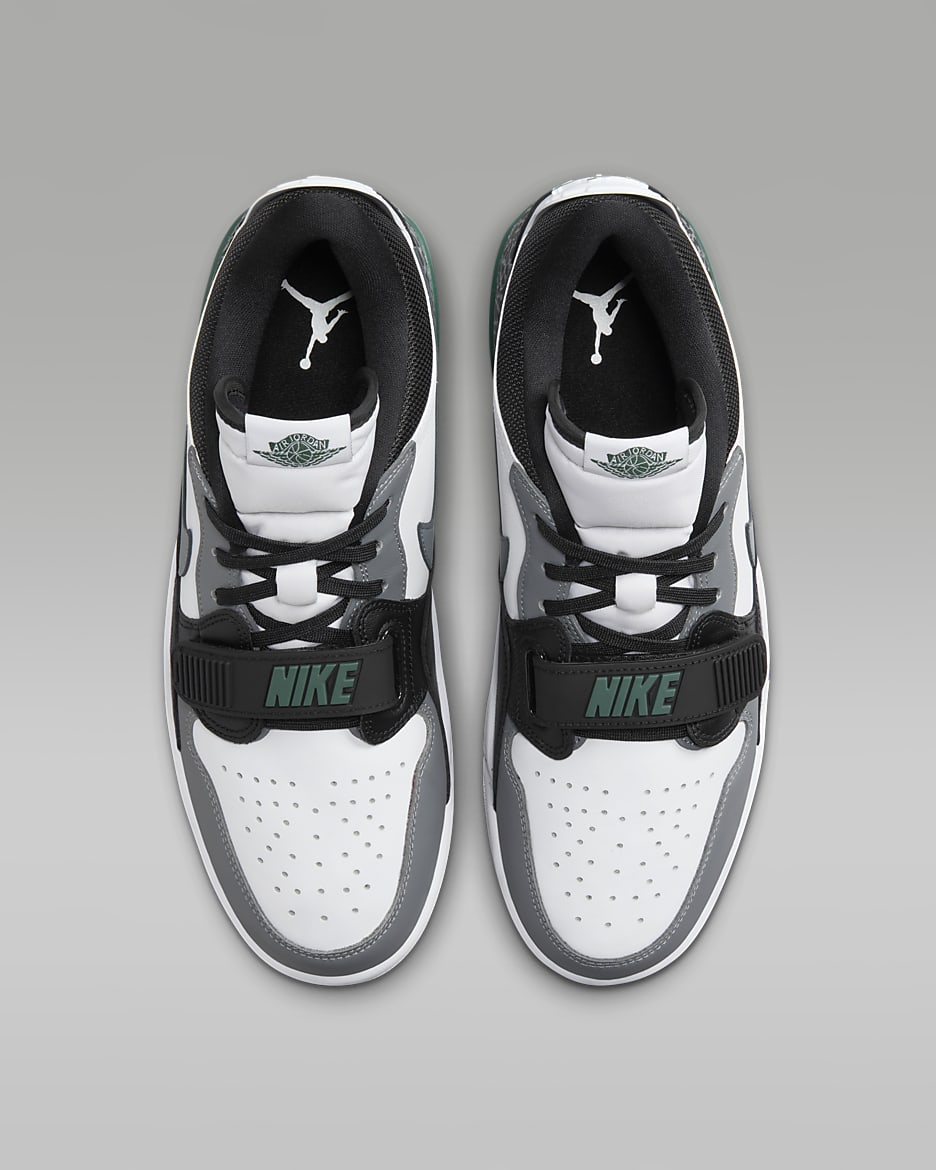 Tenis para hombre Air Jordan Legacy 312 Low - Blanco/Negro/Gris azulado/Verde oxidado