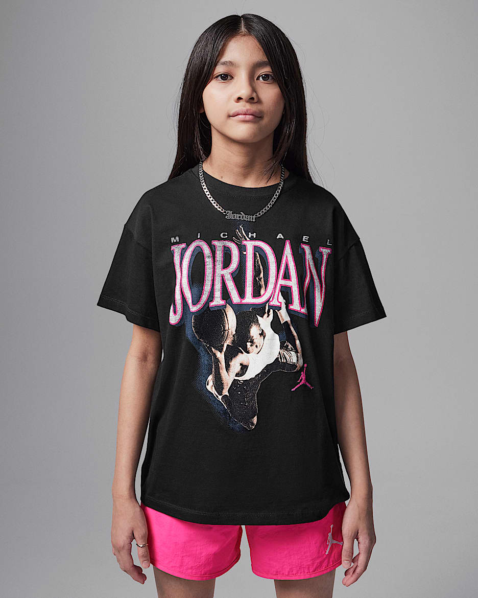 T-shirt Soar oversize Jordan – Ragazzo/a - Nero