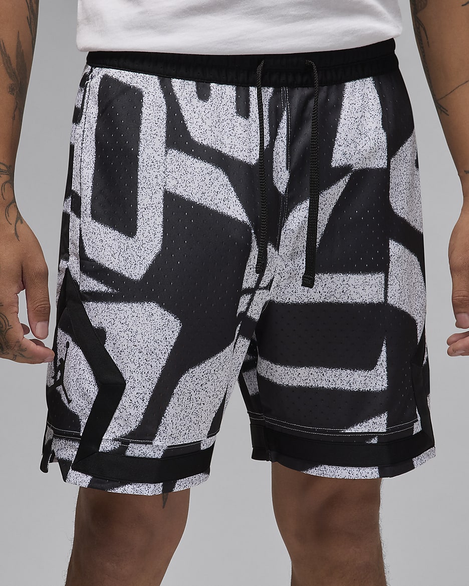 Short en mesh Diamond Dri-FIT Jordan Sport pour homme - Noir/Noir