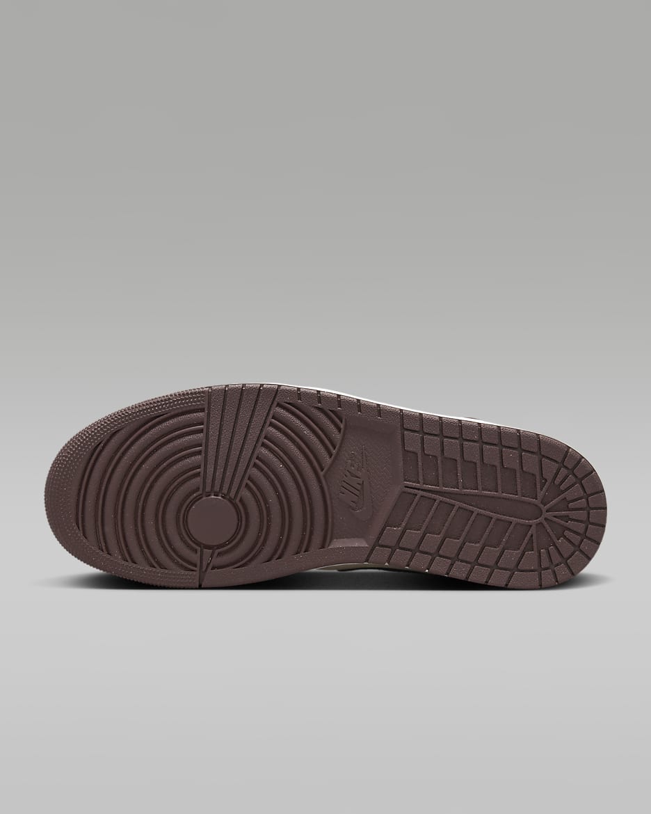 Air Jordan 1 Mid SE Men's Shoes - Velvet Brown/Sand Drift/Metallic Gold/Earth