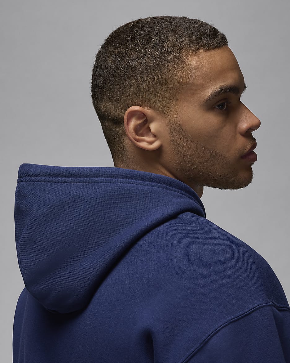 Jordan Essentials Fleecehoodie voor heren - Midnight Navy/Ashen Slate