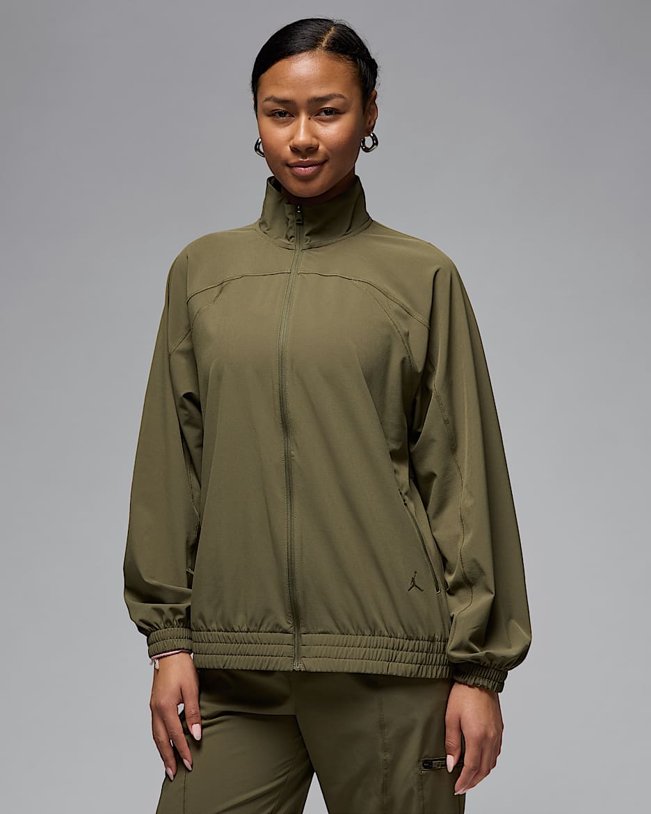 Jordan Sport Women's Dri-FIT Woven Jacket - Medium Olive/Cargo Khaki