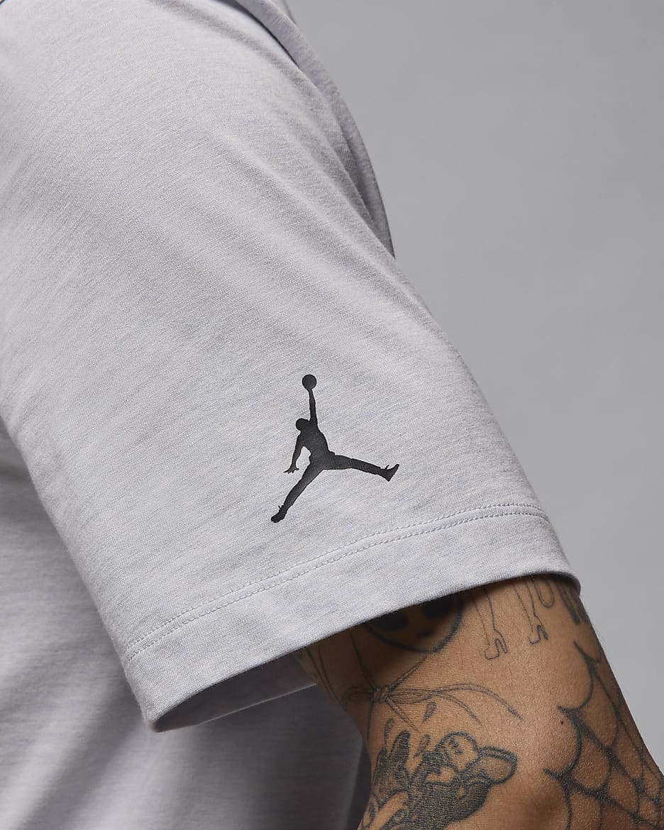 Jordan Flight MVP Men's T-Shirt - Pure Platinum/Black/Black