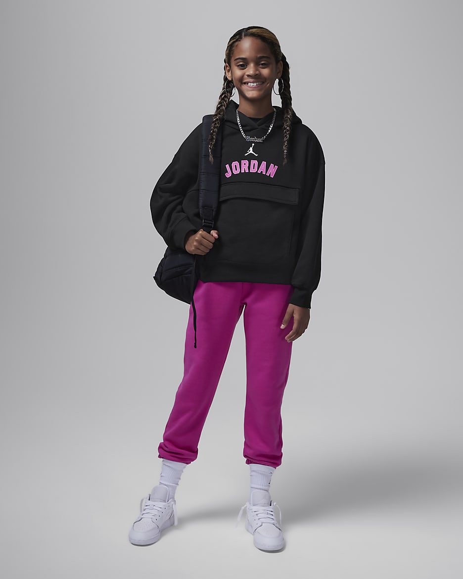 Jordan Y2K Older Kids' Pullover Hoodie - Black