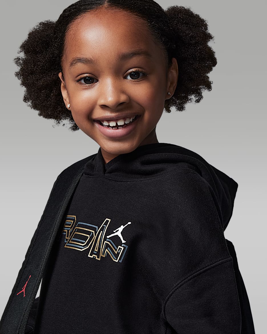 Jordan Take Flight Shine Pullover Dress Little Kids Dress. Nike