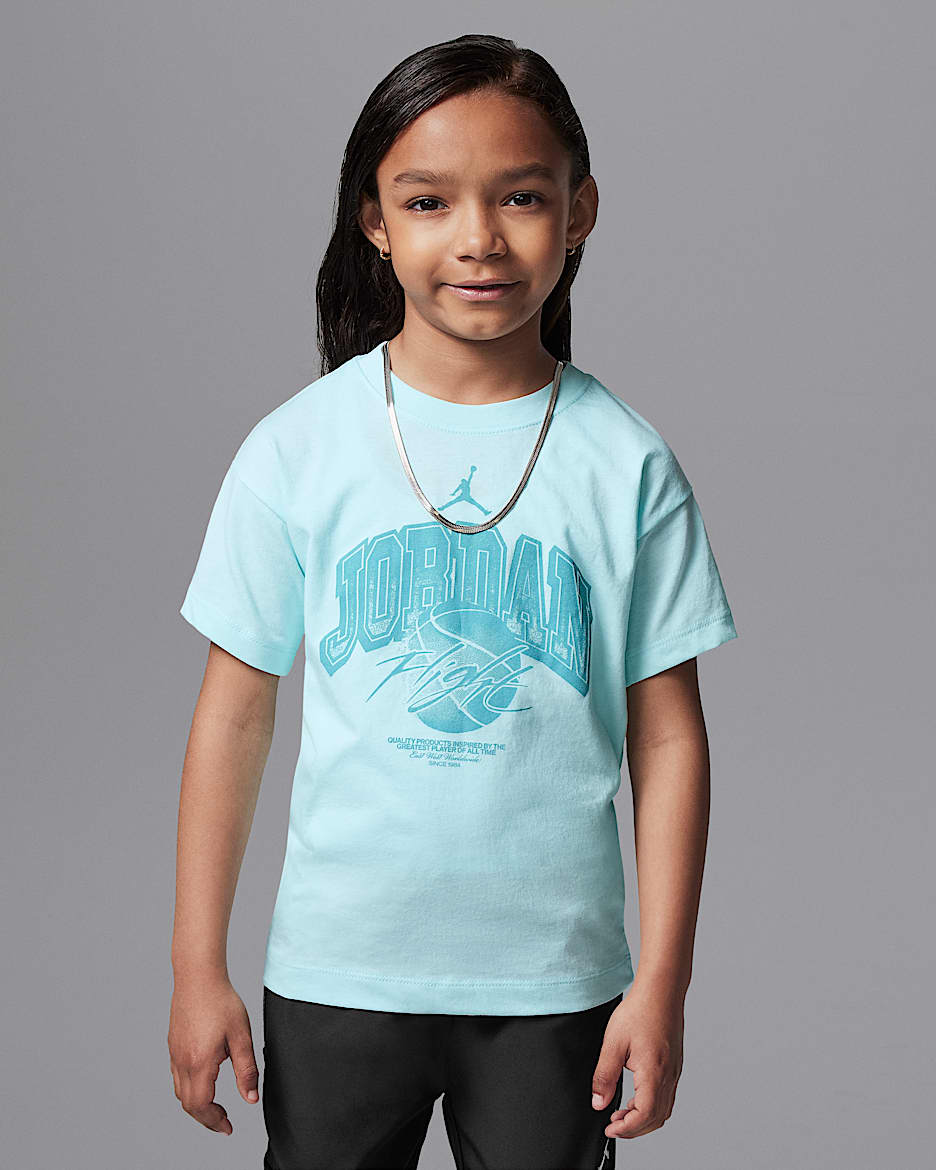 Jordan Little Kids' Flight Team T-Shirt - Mint Candy