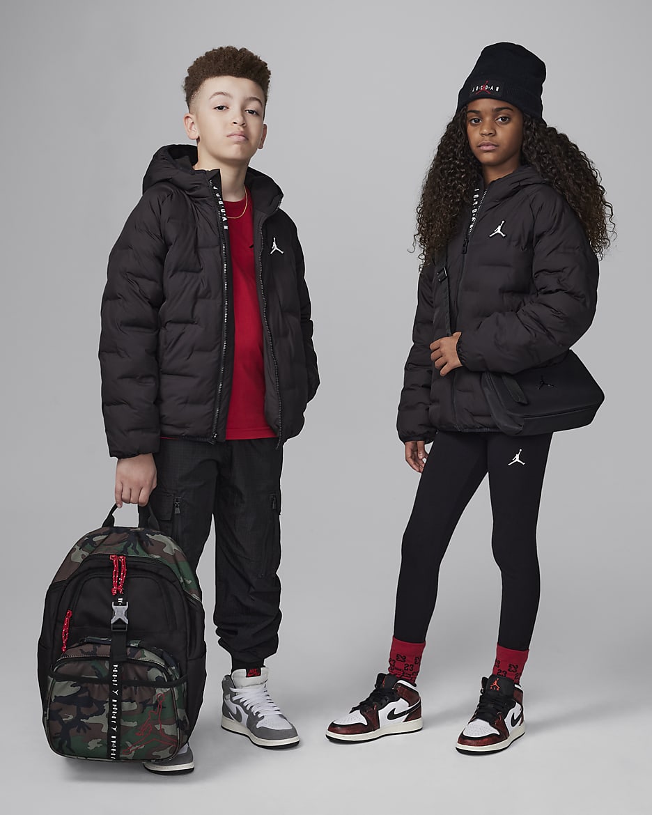 Jordan Big Kids' Welded Puffer Jacket - Black